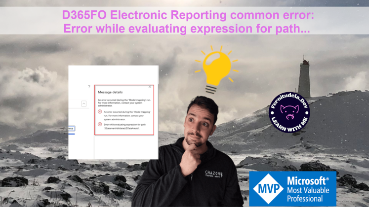 D365FO ER (GER): Error while evaluating expression…